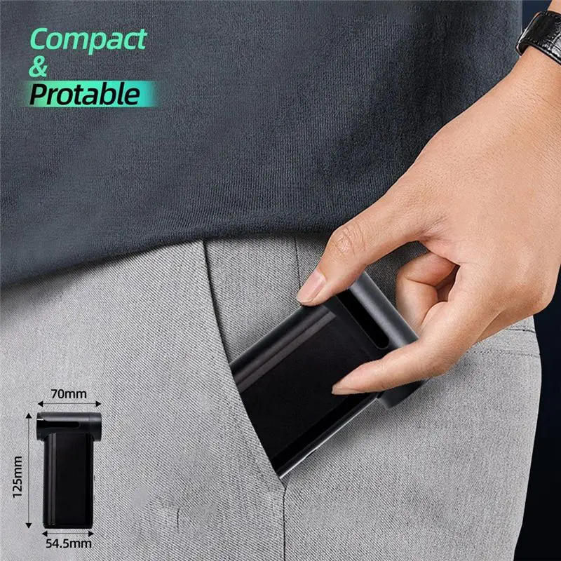 B59B-Mini Fan, 130000RPM Compressed Air Duster, Powerful Cordless Blower For Electronics And Home Appliance Cleaning