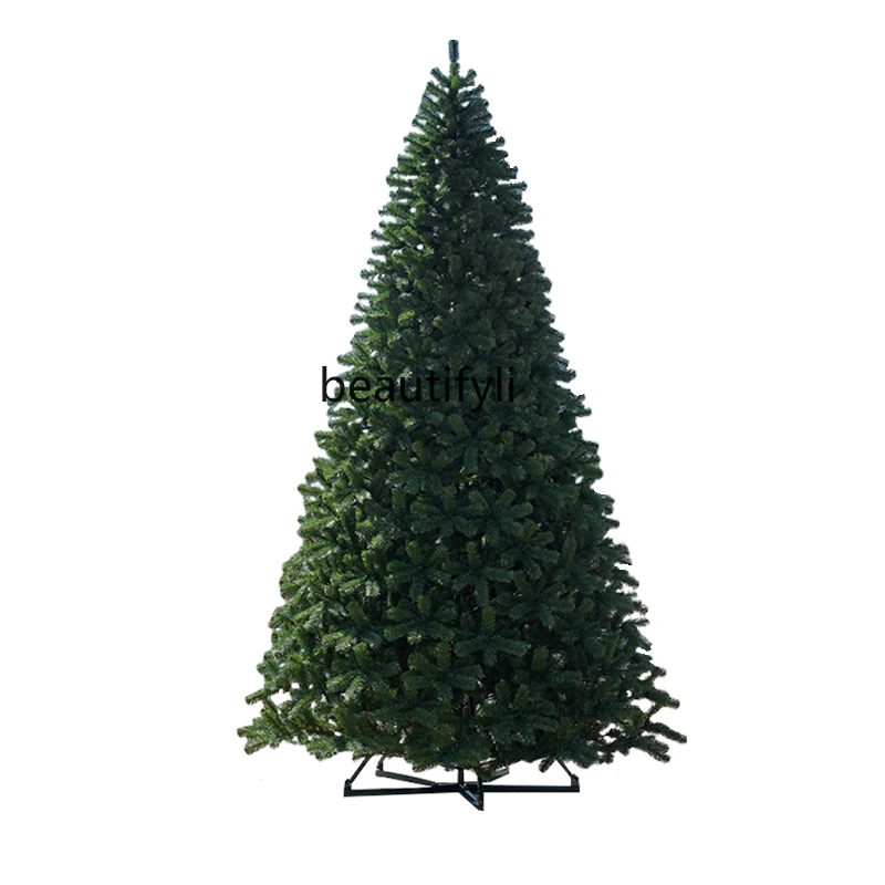 Large PVC leaf Christmas bare tree household shopping mall holiday decoration big tree factory direct sales