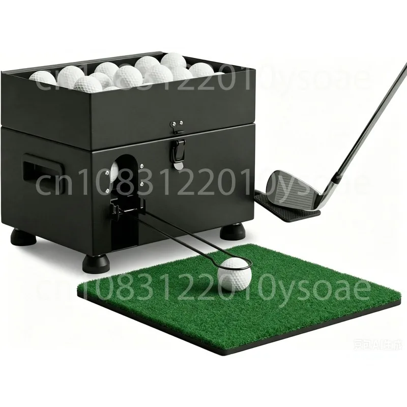 Automatic Metal 50 Balls Large Capacity  Ball Dispenser Training Machine For  Practice Range