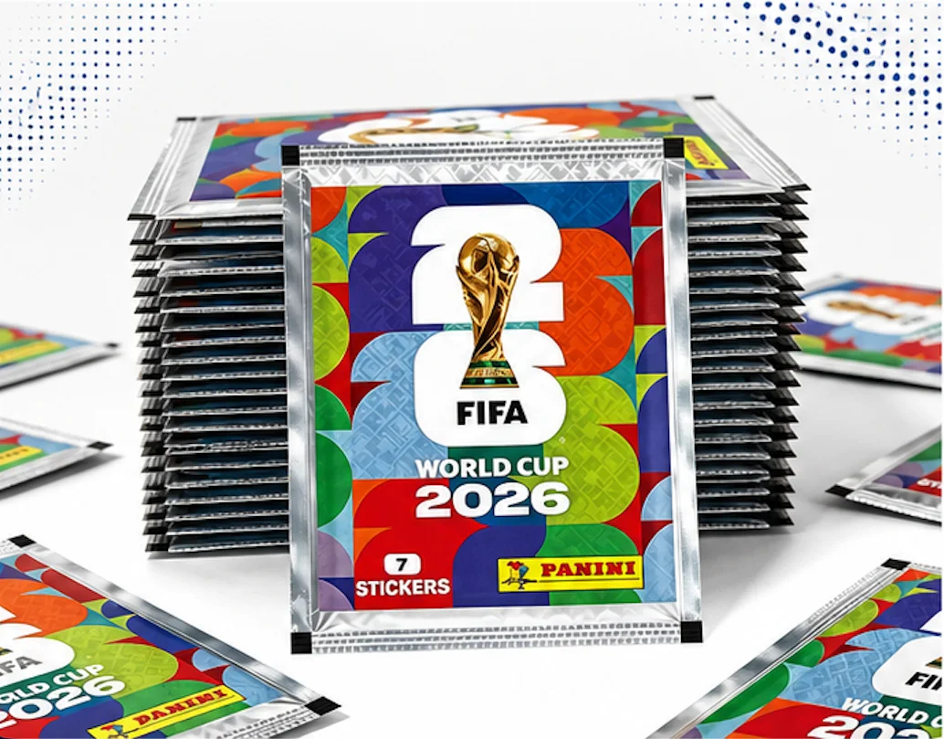 Genuine &2026 FIFA World Cup Panini Original Stickers，International Version Rare Collection Football Fan Souvenir Present Gift