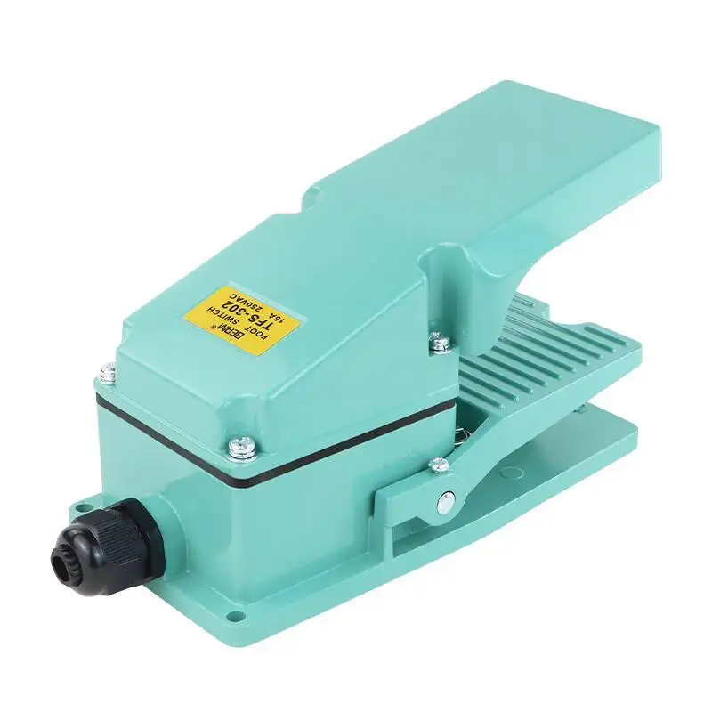 

Контроллер TFS-302, алюминиевый корпус, противоскользящие аксессуары для станков, педальный переключатель с самосбросом, 15 А, 250 В, нормально открытый, закрытый