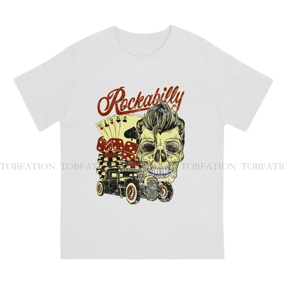 Rockabilly Classic Unique TShirt Poker Casual T Shirt Summer T-shirt For Men Women