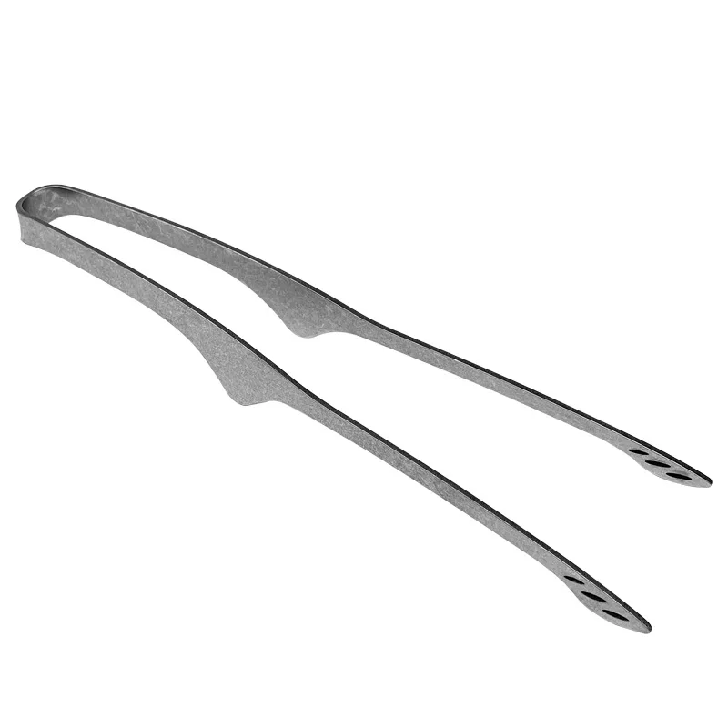 Titanium Tang 9.2in/23.5cm Picknick BBQ Grill Tang Clip Restaurant Barbecue Vlees Clip Wandelen Camping Servies levert