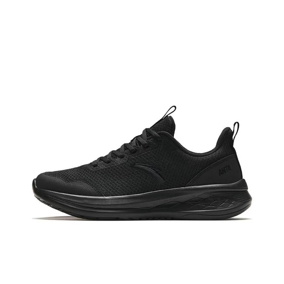 

Anta Cushioning Slip Resistant Low top Running Shoes Men's Black 912425513-4