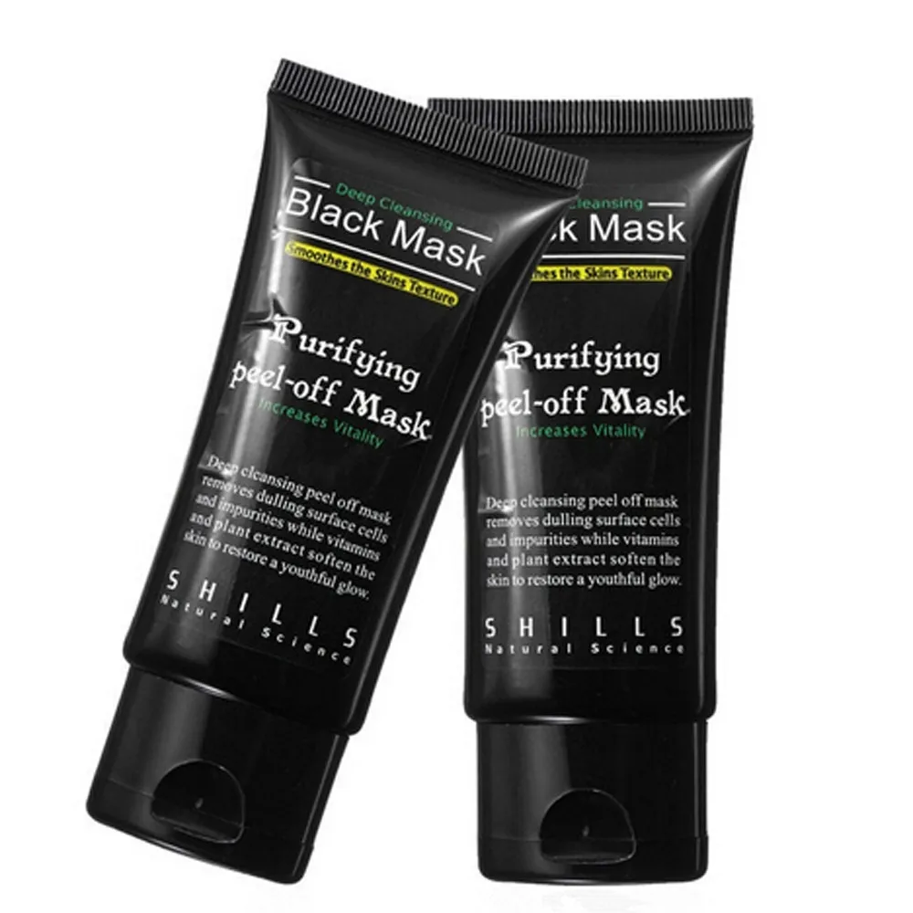 Black Mud Deep Cleansing Purifying Peel Off Facail Face Mask Remove Blackhead Facial Mask Deep Cleansing Purifying Remove Blackh