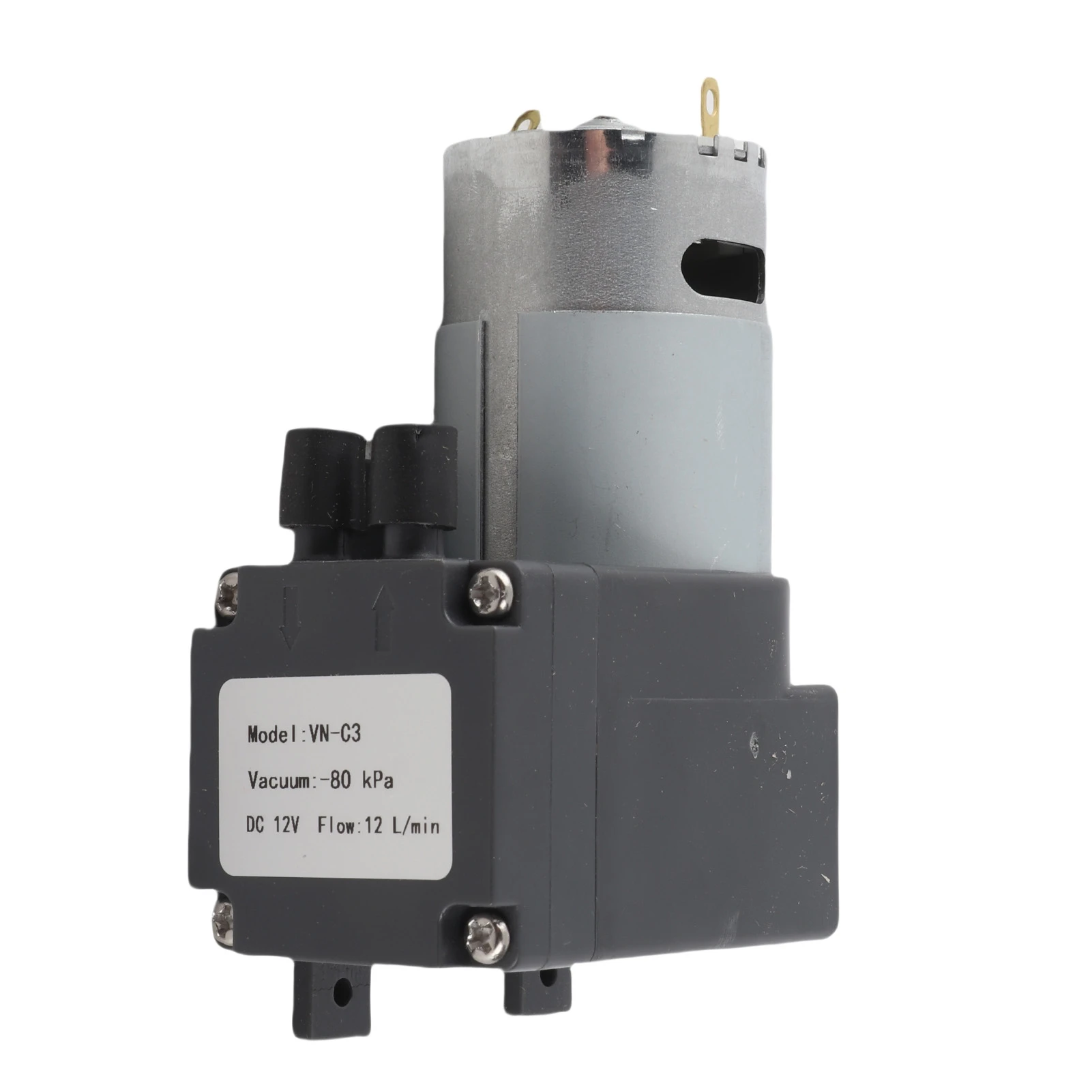 

Миниатюрный безмасляный вакуумный насос DC12V 12W, -80KPa, 12 л/мин, для газа