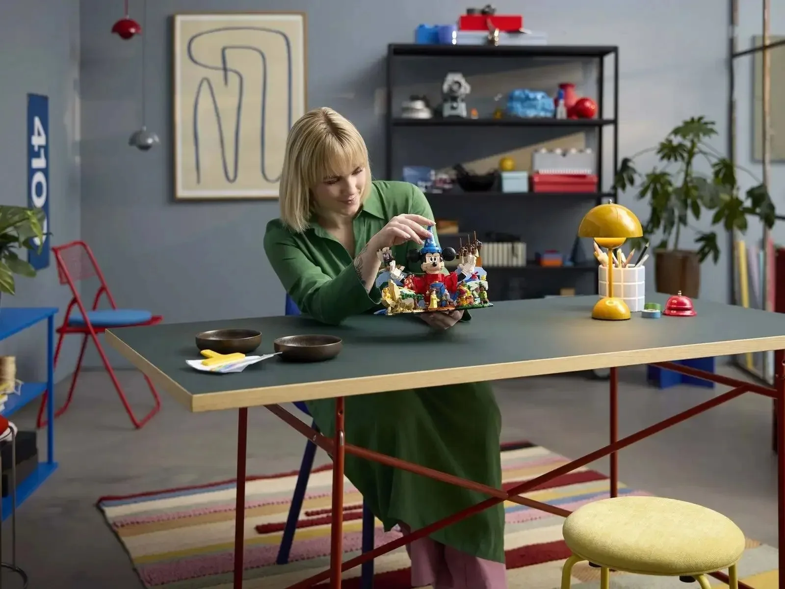 Nowy zestaw klocków Magic Model Mickey Mouse Clubhouse, 1103 elementy, klocki konstrukcyjne 21352, zestawy filmowe, zabawki dla dorosłych, prezenty urodzinowe