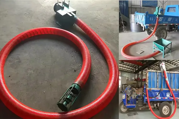 Flexible Spring Spiral Conveyor for Corn, Wheat and Rice