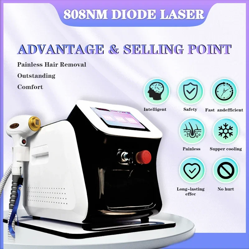 Big Promotion 808nm Diode Laser Hair Removal Machine Fast Hair Removal Laser All Skin Colors 30millions Shots Remove Hair Laser