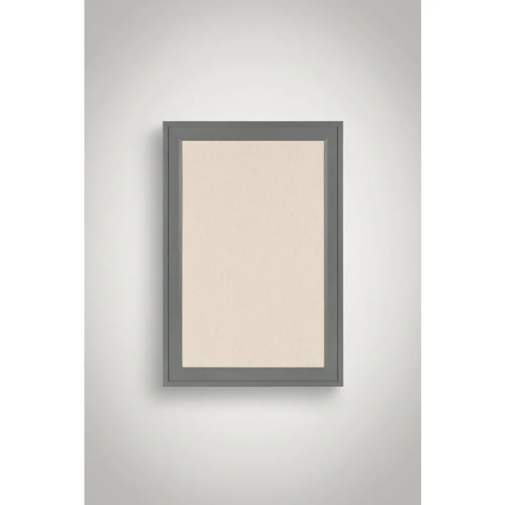 

Gray Linen Fabric Pinboard, 18.5x27.5 Inches, Wall Memo Board for Home Office Organization and Decoration