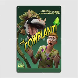 をcowplant! 映画シムズ4 plumbob basegameポスター金属プラークガレージクラブ壁の装飾錫ポスター