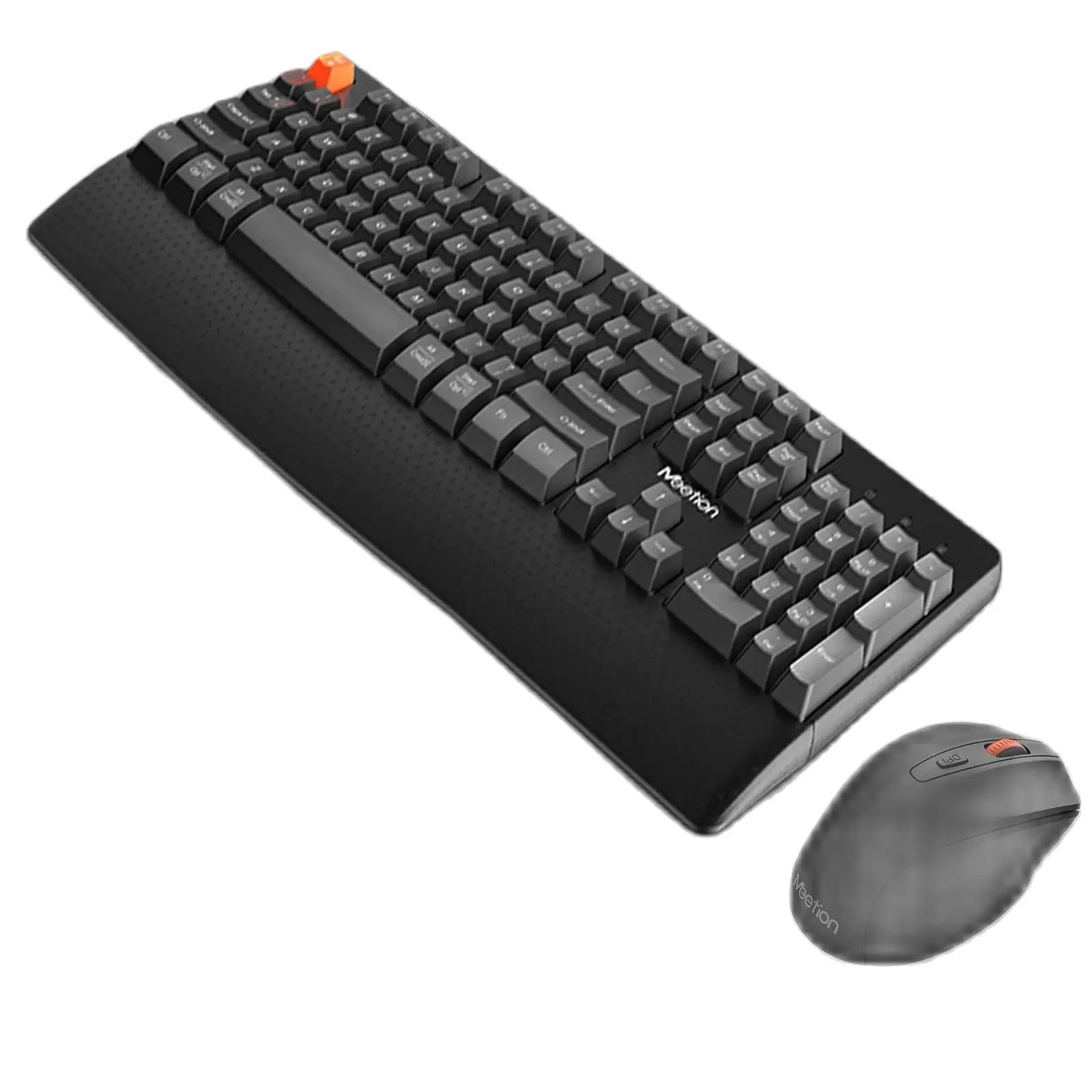 C4130 Wireless Keyboard and Mouse Combo Russian Arabic Spanish English Silent 2.4GHz Cordless Ergonomic Silent Ergonomic for Com