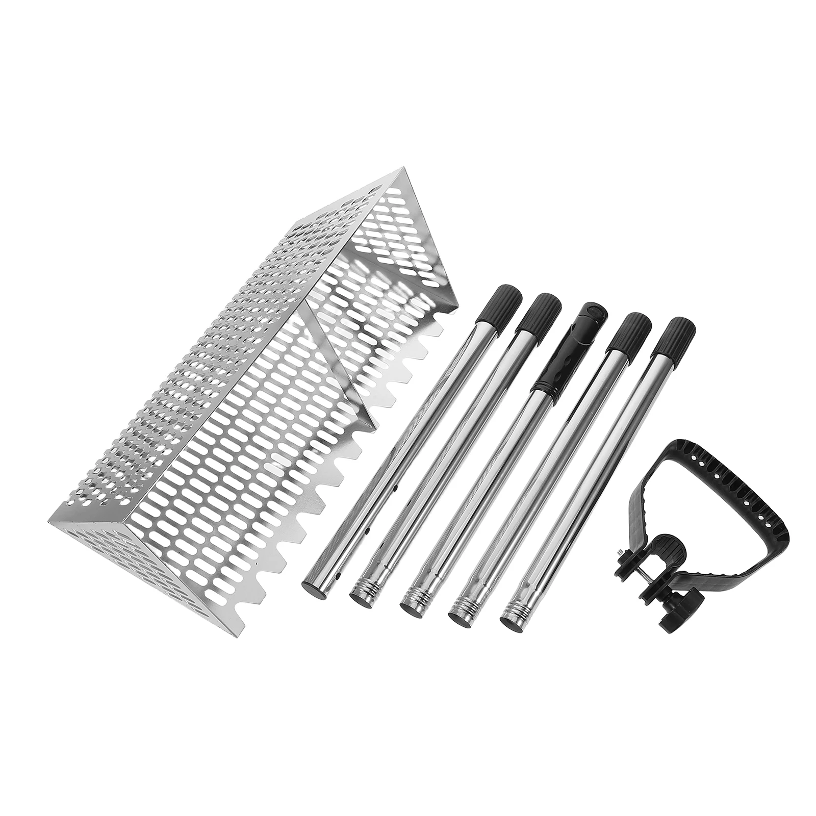 

Sand Sifter For Beach Detachable Carbon Steel Sand Shovel Tool Shell Collecting Treasure Beach Scoop Mesh Filter