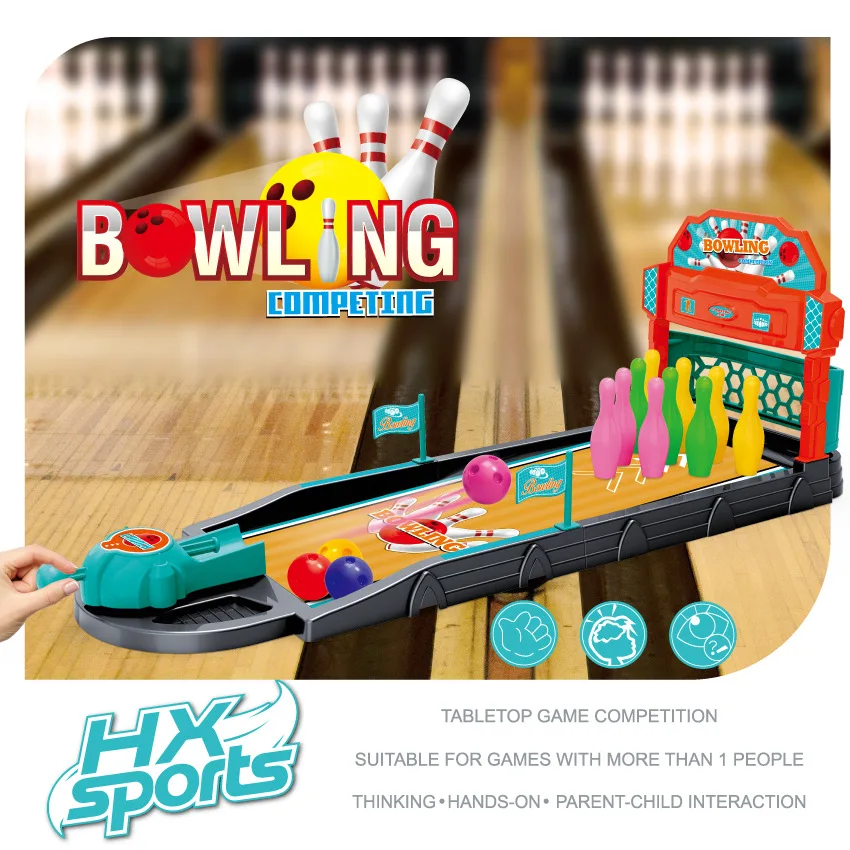 Bowling Board Game Toys  For Children Catapult Table Parent-child Interactive Multi-functional Puzzle Kids Toys Birthday Gifts