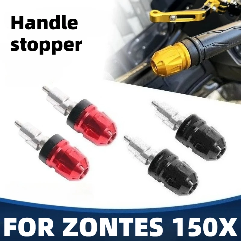 For Zontes 150X 2026 Motorcycle Handlebar End Weights Balancer Plug Aluminum Bar End Cap Anti Vibration Modification Accessories