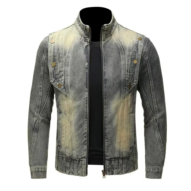 

Новое поступление 2025 года, модные повседневные тонкие хлопковые куртки для мужчин, PDD004