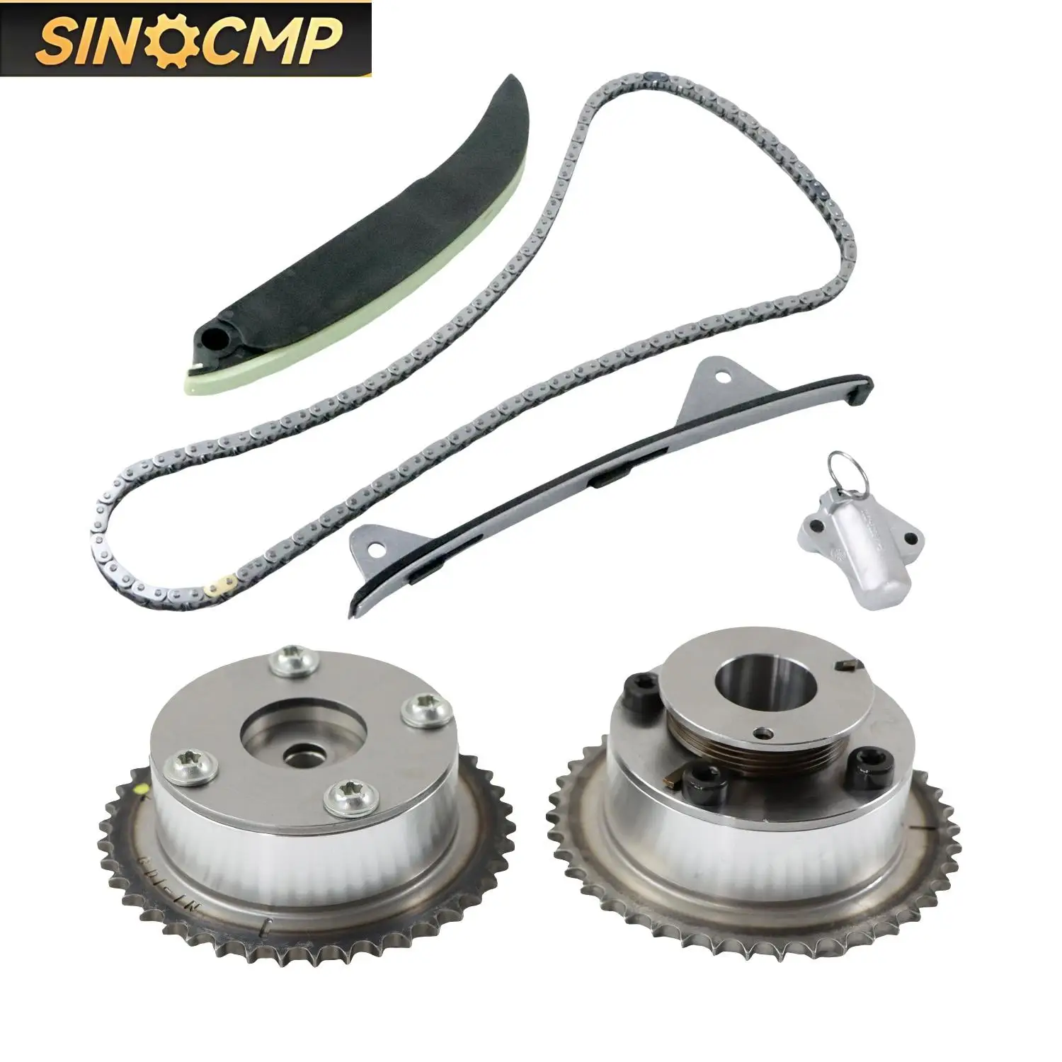 

24321-2E200 Timing Chain Kit G4NC Camshaft Sprocket SET For Hyundai Kia Elantra Sonata Tucson 2.0 Timing Component Parts 1Set