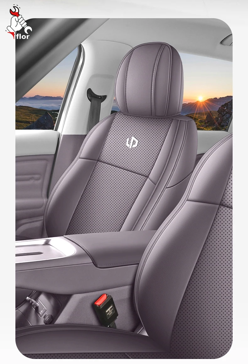Left-Drive Car Seat Cover For LEAPMOTOR B01 2025 Custom Fit Seat Cover Full-Surround Seat Cushion Seat Protection Cover