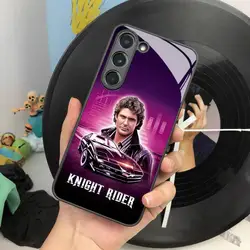 Knight Rider KITT Car Phone Case for Samsung Galaxy S24 S23 S22 S21 S20 A24 A34 A54 A53 Note20 M54 Fe Ultra Plus Glass