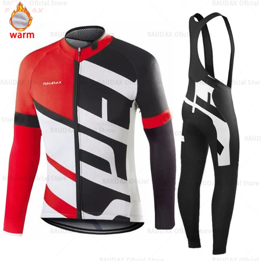 Cycling Jersey 2022 New Team SPECIALIZEDFUL Winter Fleece Cycling Clothing MTB Cycling Bib Pants Set Ropa Ciclismo Triathlon