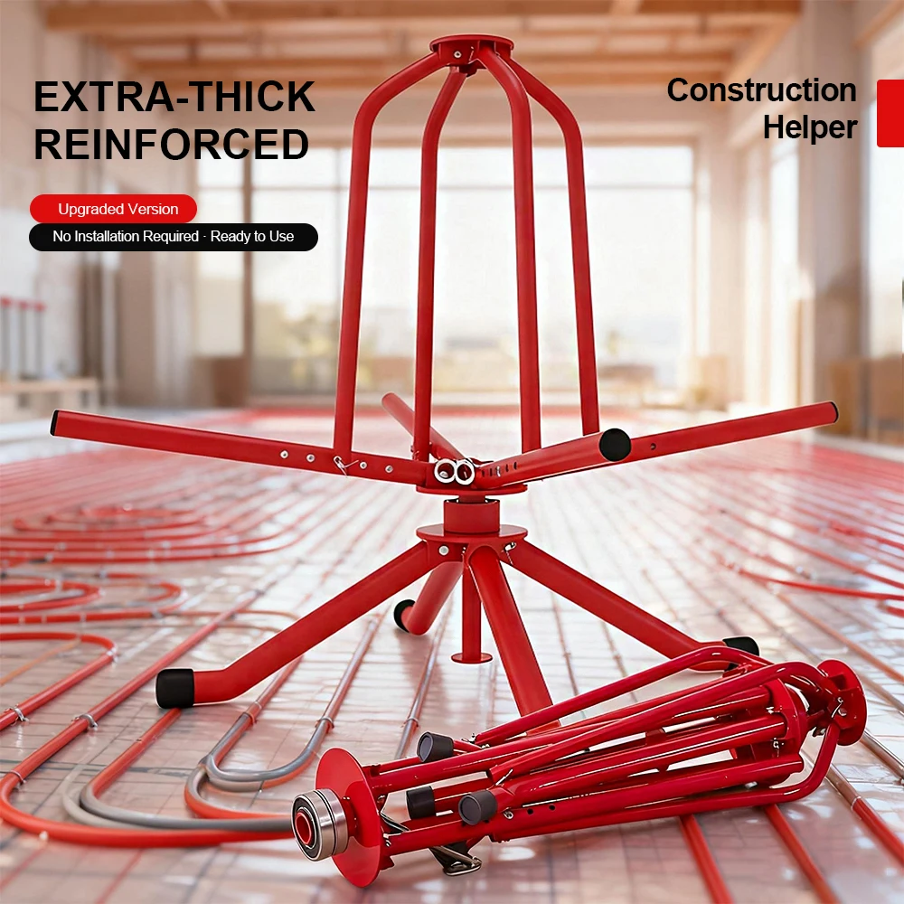 

Underfloor Heating Pipe Decoiler Portable Radiant Floor Heating Pipe Uncoiler Durable PEX Pipe Decoiler Floor Heating Pipe Rack