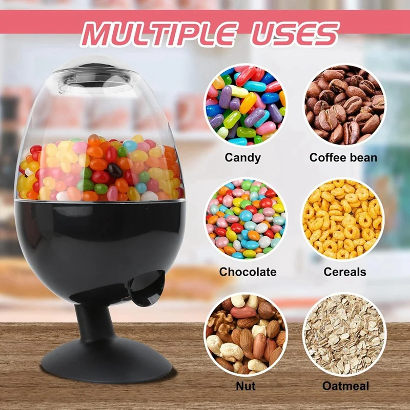 BAAG-12Inch Grande distributore automatico di caramelle, distributore di caramelle attivato Touch Free, distributore automatico di caramelle da tavolo