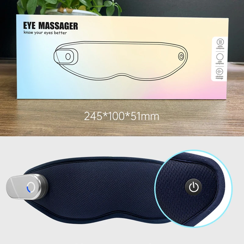Wholesale Custom Multifunctional  Eye Massage Instrument Electric Smart Skin Care Heated Eye Massager,Eye Mask