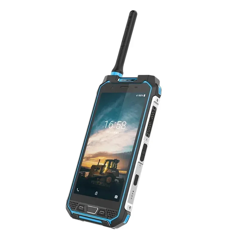 AORO M5 Android 4G IP68 DMR UHF Vhf Radio Telefoni cellulari robusti impermeabili Woki Toki Telefono cellulare digitale con walkie-talkie