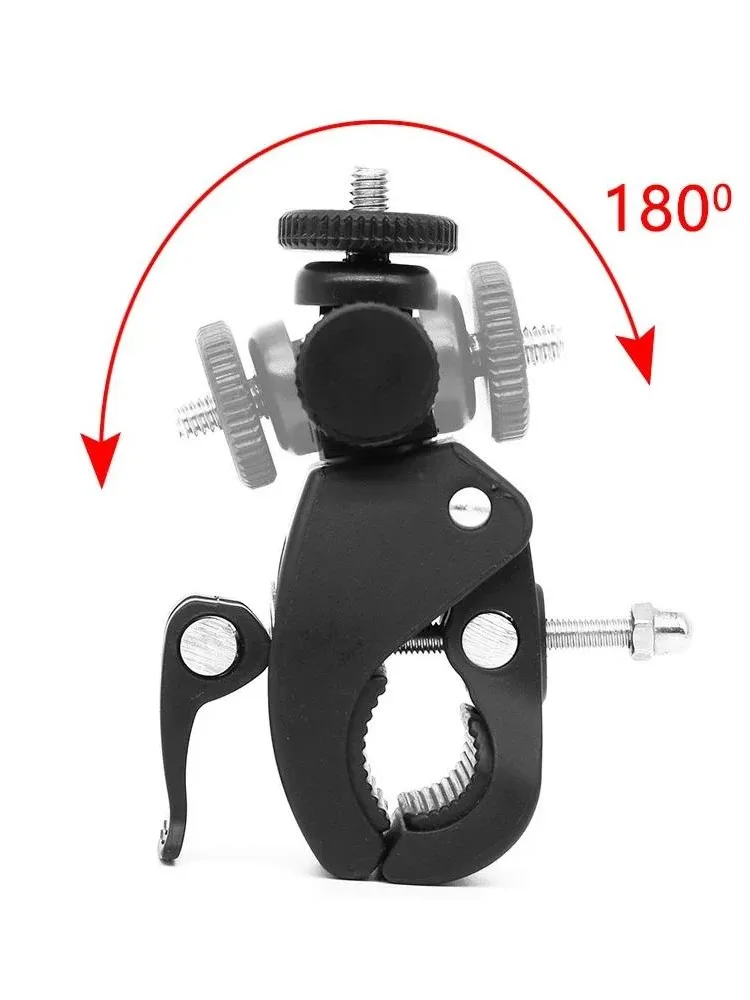 AliExpress Viesrita High Quality 1/4 Camera DV DSLR Bike Bicycle Handlebar Clamp Bracket Tripod Mount Screw Clip Tripods for Gopro Hero5/4/3+/3/2/1