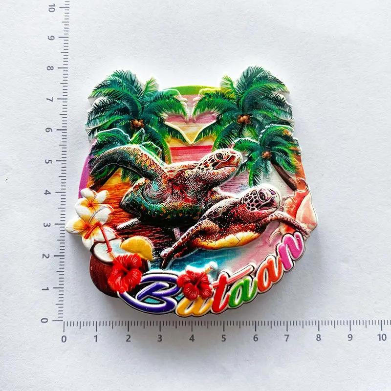 Imán para refrigerador Cultural y creativo de la Isla Batan, recuerdo de viaje, países del mundo, varios lugares, regalo creativo de alta gama