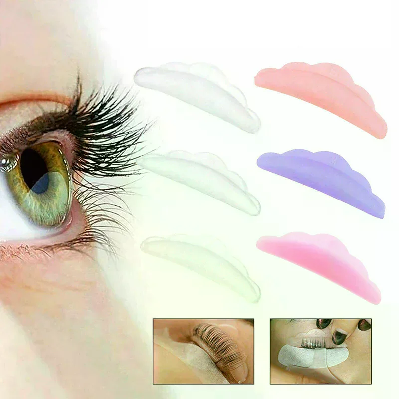 5pair Silicone Curlers Curl Eyelash Pads Eyelash Extension Perm Tools Multicolor Eyelash Lifting Kit Accessories Reusable