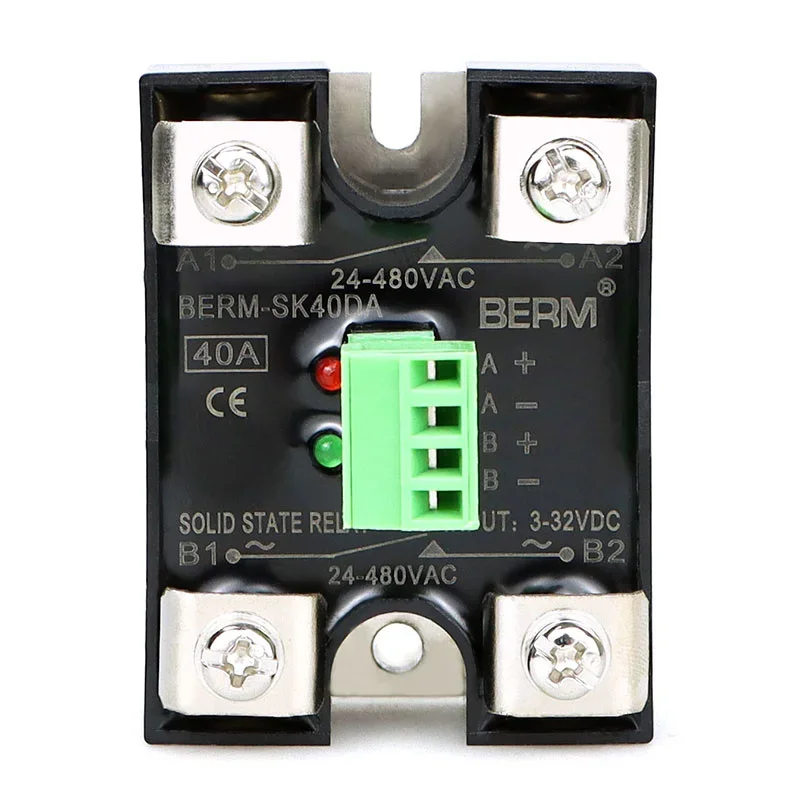 

Solid State Relay SSR SK40DA Double Circuit Double Control DC Control AC Sk-da Single Phase