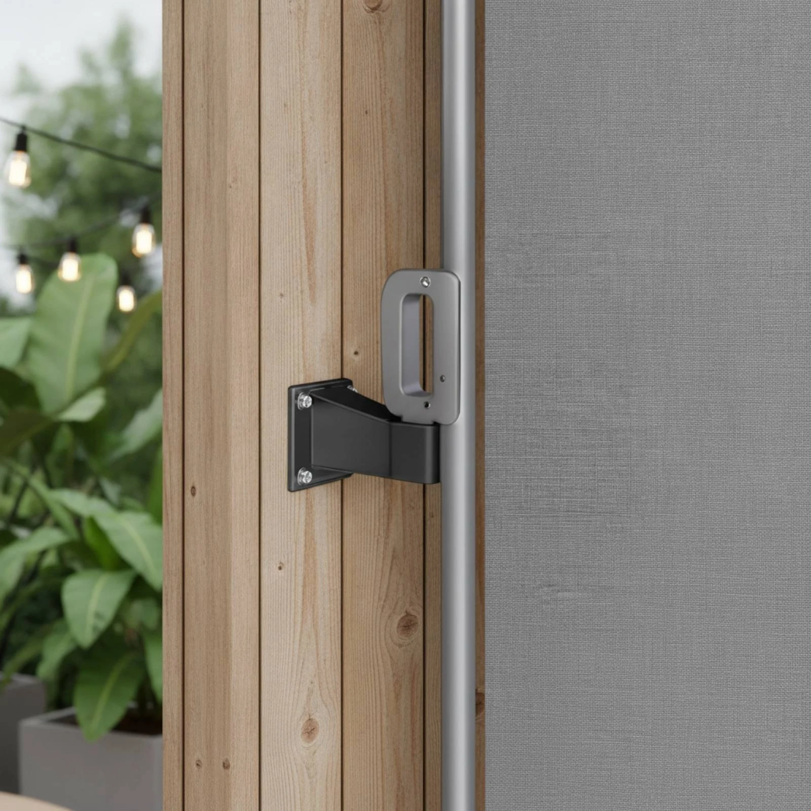 Side Awning Mounting Bracket Outdoor Side Awning Bracket Support Weatherproof Hardware Slimline for Homeowners, Patio