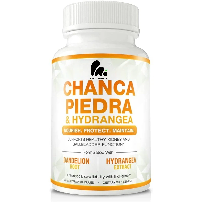 Hydrangea and Dandelion Roots - Natural Kidney and Gallbladder Formula - BioPerine Enhancer. 60 vegetable capsules.