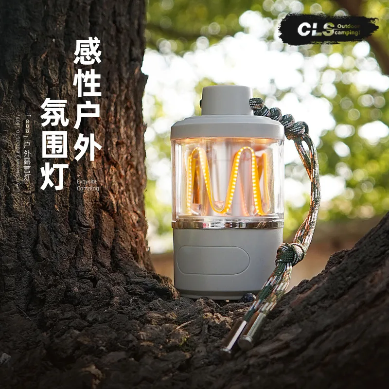 

CLS Camping Ambient Light Outdoor USB Charging Household Bedside Decompression Night Portable LED Camping Tent Light Accessories