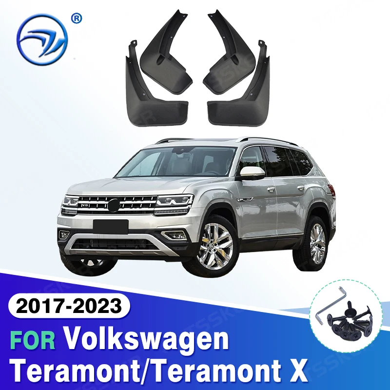 

For Volkswagen Teramont/Teramont X 2017-2023 Fender Mudguard Mud Flaps Guard Splash Flap Mudguards Car Accessories