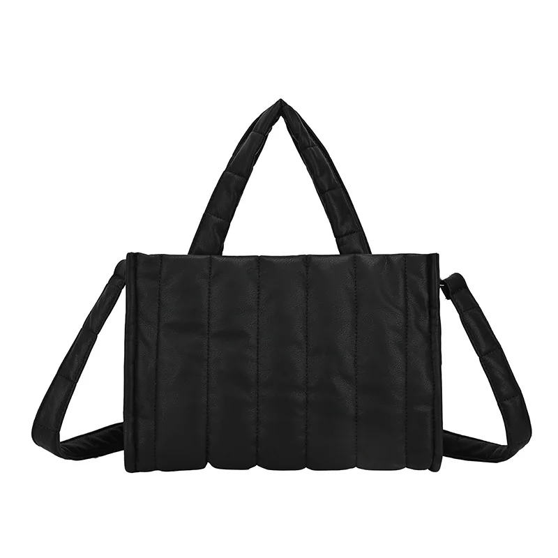 

2025 New Fashion Handbags Shoulder Handbag Female Simple Solid Color Large Capacity Leisure Commuter Bag Tote Bag