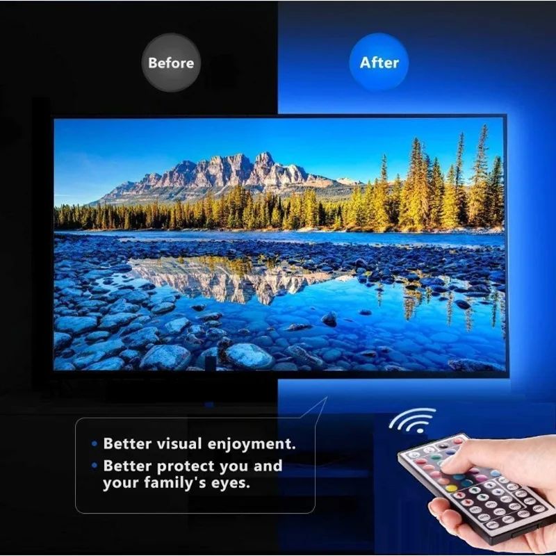 Imagem -05 - Diodo Emissor de Luz de Tira Ws2812b 5050 Rgbw Sonho Cor Ambiente Conjunto para pc Tela Backlight Led 1m 2m 3m 4m 5m Festa Jogo Fita Led