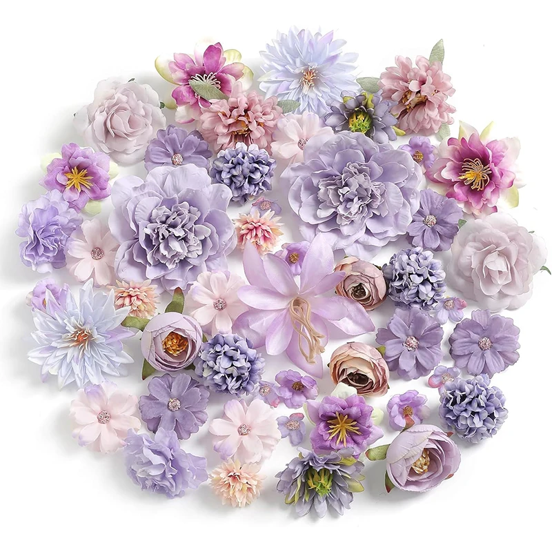 

13Pcs Large Mix Artificial Flowers Silk Fake Rose Flowers for Home Room Decor DIY Craft Gifts Accessories Bride Wedding Decor