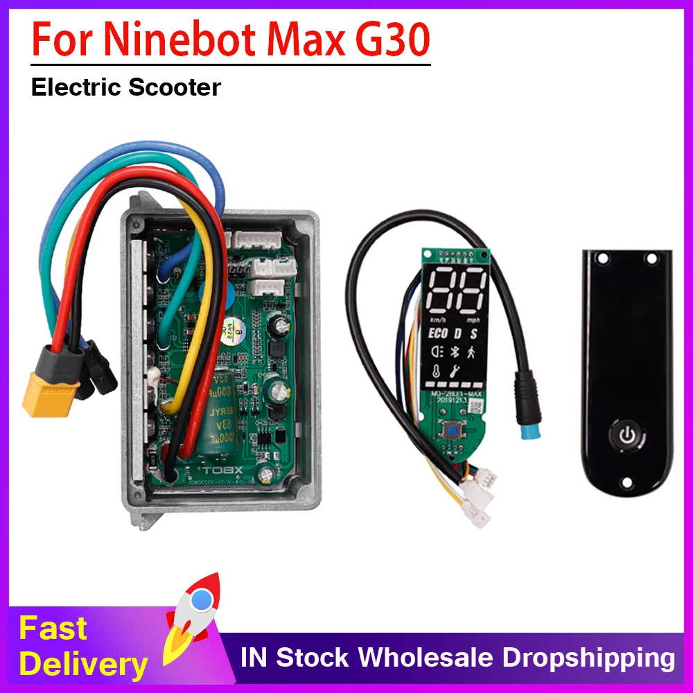 For Ninebot Max G30 Dashboard Parts Electric Scooter Control Board Assembly Dashboard Dispaly Panel for Max G30 Controller