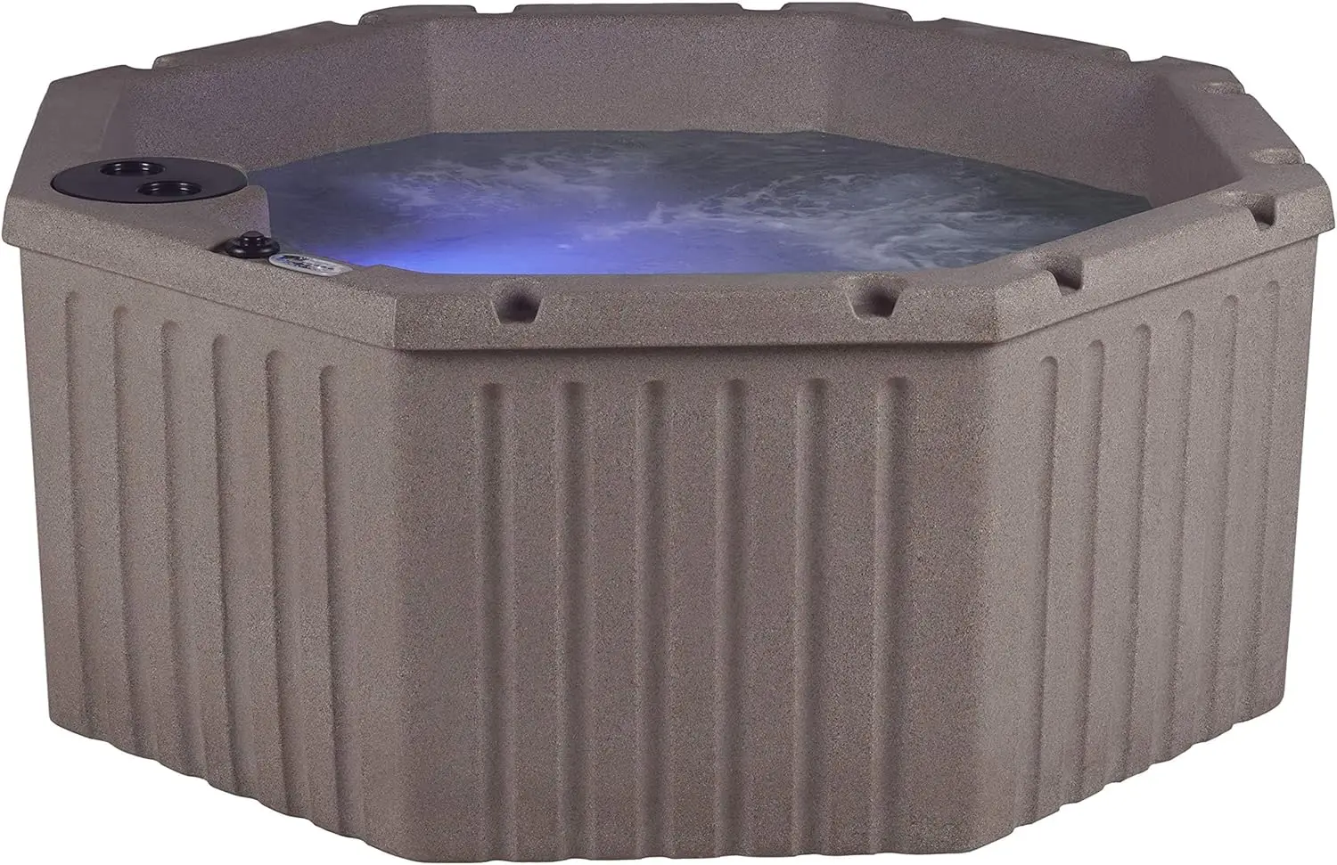 Invi Hot Tub, Fits 5 Adults, Standard Outlet Compatible, Spa Cover Included, Underwater Led Lighting, Made In Usa,