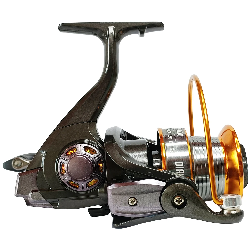 تصفح 3000 4000 5000 6000 7000 10000 12000 12 + 1BB 5.2:1 نسبة التروس المياه المالحة الغزل لعبة كبيرة الصيد بكرة #3