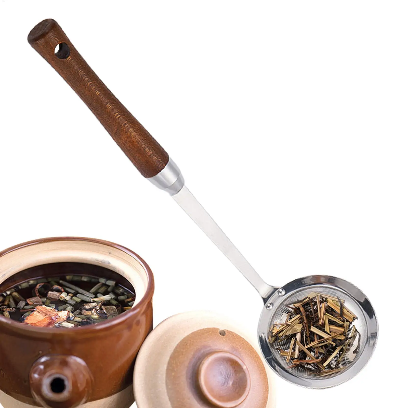 

Stainless Steel Skimmer Spoon Oil Filter Spoon Ladle Food Fine Mesh Oil Filter Fat Skimmer For Home Kitchen Dining Grease Gravy