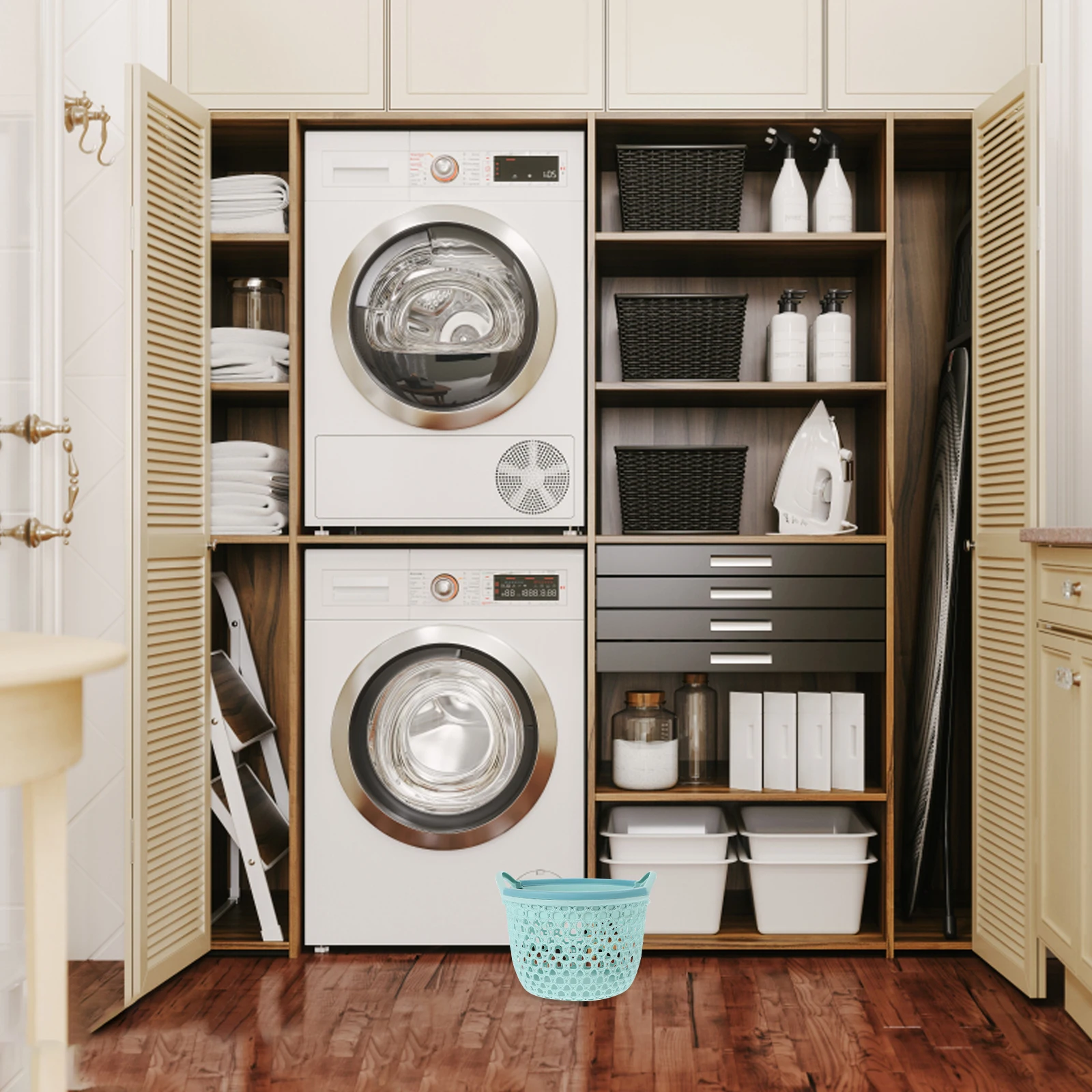 

Plastic Storage Basket Waterproof Home Baskets Hollow PP Material Multi Functional Tabletop Desk Snack Storage Small