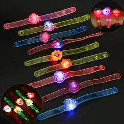 LED Flashing Wristband Cartoon Creative Watch Glowing Bracelet Children's Party Favors Birthday Christmas Gift