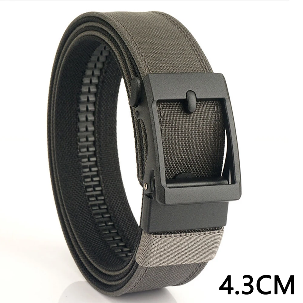 TUSHI Robuster 4,3 cm breiter, verdickter Gürtel aus doppellagigem Nylongewebe mit automatischer Schnalle für Herren – vielseitig einsetzbar für Freizeit und Outdoor – Detail 19