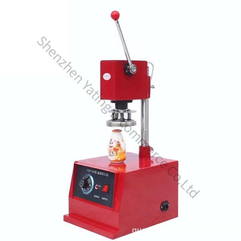 Aluminum Foil Sealing Machine Plastic Bottle Sealing Machine Film Sealer Honey Bottle Fresh Milk Sealing Machine