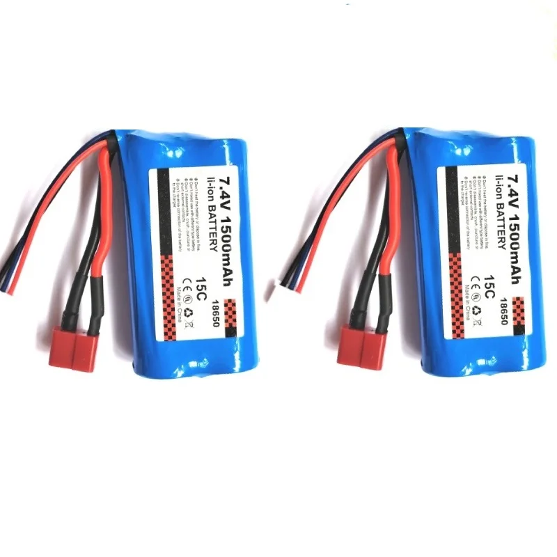 Batteria originale agli ioni di litio 15C 2S 7.4V 1500mAh/USB per 16201PRO SCY-16101PRO SCY-16102PRO SCY-16103PRO SCY-16106 1/16 auto camion
