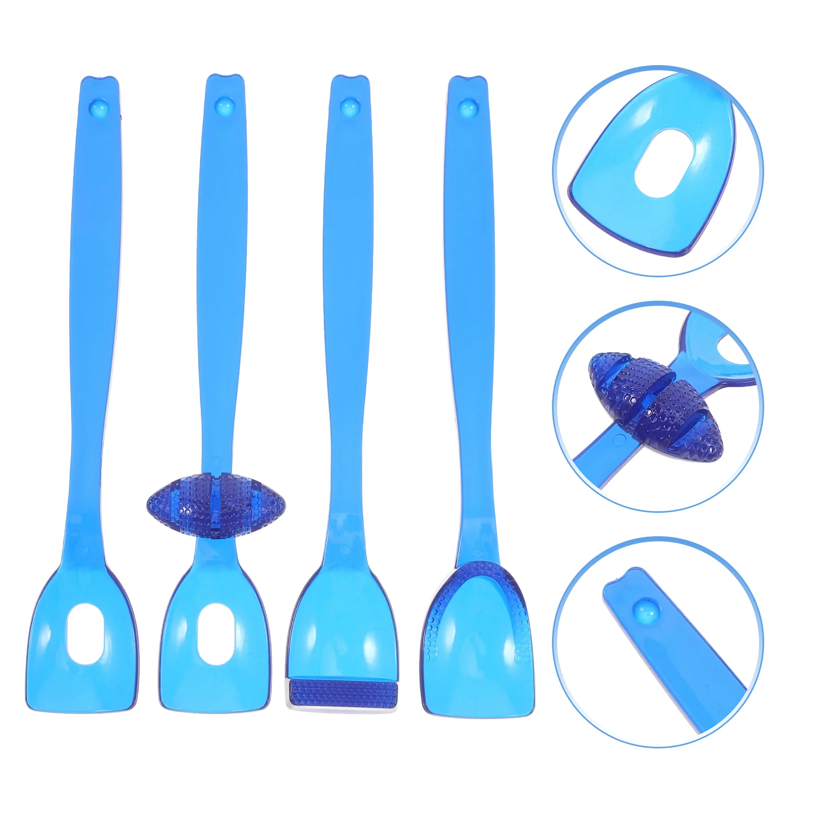 4 Pcs Oral Muscle Training Spoon Tongue Kids Tools Trainer Speech Therapy Toys Pp Motor Strengthener Stimulator Child for