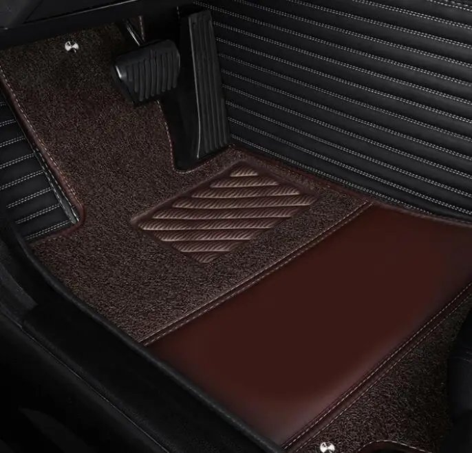 Good quality! Custom car floor mats for Mercedes Benz EQS 450 SUV 5 seats 2025-2023 double layers carpets for EQS450 2024